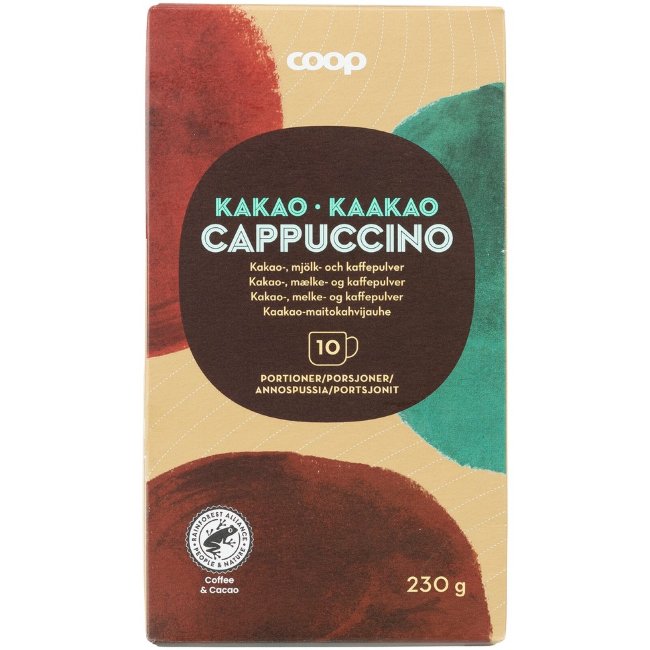 Какао-капучино растворимый напиток Coop 10 шт/уп 230 гр