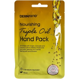 Маска для рук Derma V10 Triple Oil