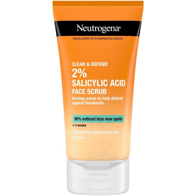 Скраб очищающий для лица Neutrogena Visible Clear 150 мл