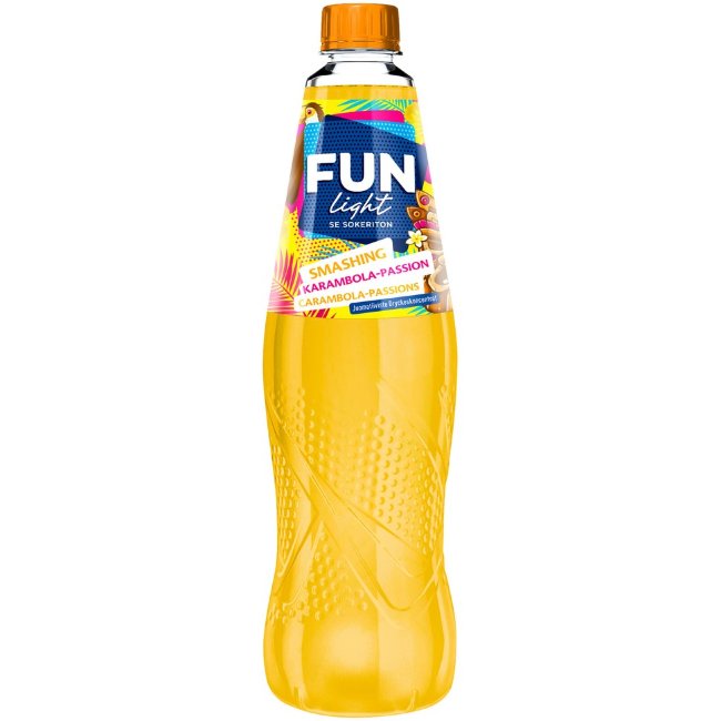 Концентрат для напитка FUN Light со вкусом карамболы и маракуйи 0,5 л 1+7
