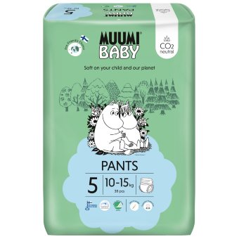 Подгузники-трусики Muumi Baby Pants 5 - 38 шт 10-15 кг Подгузники-трусики Muumi Baby Pants 5 - 38 шт 10-15 кг
