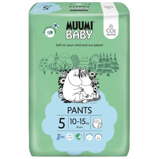 Подгузники-трусики Muumi Baby Pants 5 - 38 шт 10-15 кг