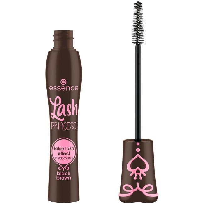 Тушь для ресниц essence Lash PRINCESS с эффектом накладных ресниц черно-коричневая 12 мл