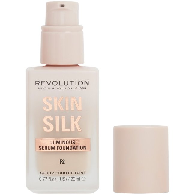 Сыворотка для кожи Makeup Revolution Skin Silk 23 мл тональный крем F2 Сыворотка для кожи Makeup Revolution Skin Silk 23 мл тональный крем F2