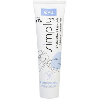 Увлажняющий крем для рук Eva Simply, содержит шелк и хлопок