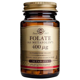 Фолиевая кислота Solgar Folate 400 мкг 50 табл
