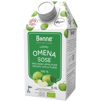 Органическое яблочное пюре Bonne 500 мл Органическое яблочное пюре Bonne 500 мл