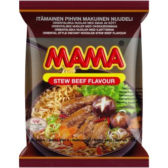 Лапша восточная Mama со вкусом говядины 60 гр Лапша восточная Mama со вкусом говядины 60 гр