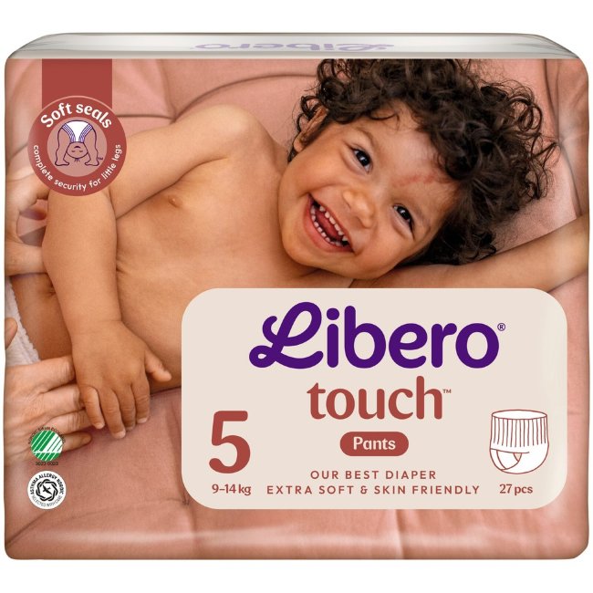 Подгузники-трусики Libero Touch размер 5 (уп 27 шт) 9-14 кг