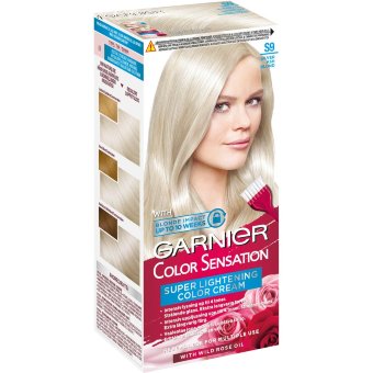 Перманентная краска для волос Garnier Color Sensation S9 ультра светлый серебристый блонд ультраяркий серебристый светлый 1 шт