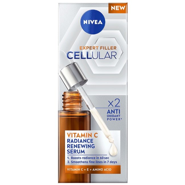 Сыворотка для лица NIVEA Cellular Expert Filler Vitamin C Radiance Renewing 30 мл