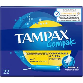 Тампоны Tampax Compak Regular 22 шт