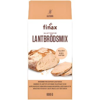 Смесь для безглютенового деревенского хлеба Finax 600 гр