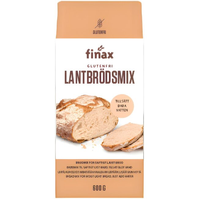 Смесь для безглютенового деревенского хлеба Finax 600 гр Смесь для безглютенового деревенского хлеба Finax 600 гр