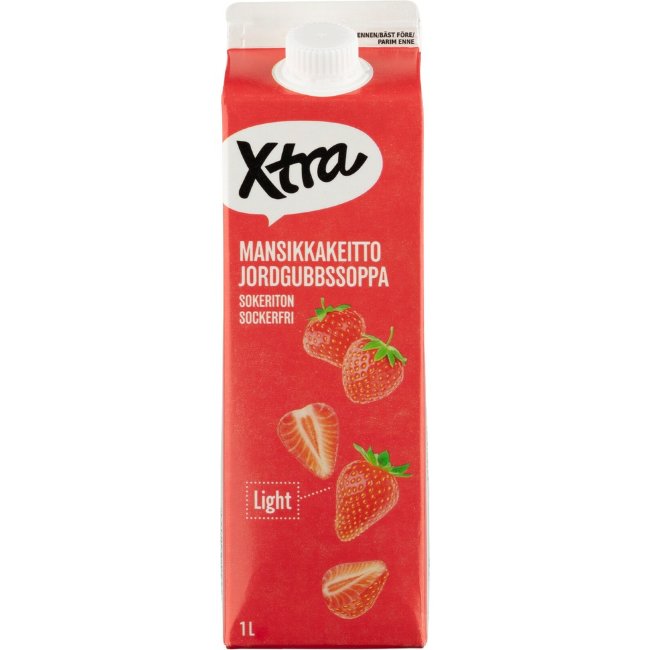 Клубничный кисель Xtra без сахара 1 л