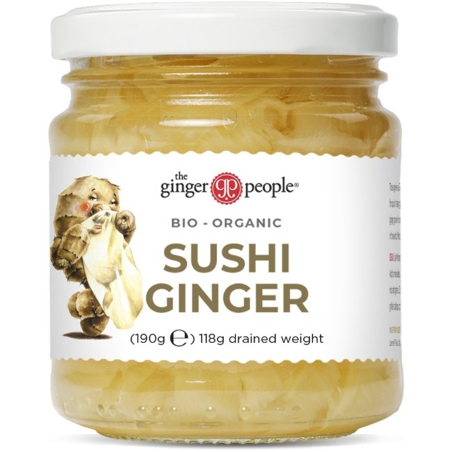 Маринованный имбирь для суши Ginger People 190/118 гр органический