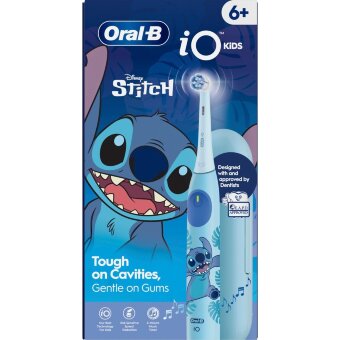 Электрическая зубная щетка Oral-B iO2 Kids 6+ Stitch + дорожный чехол Электрическая зубная щетка Oral-B iO2 Kids 6+ Stitch + дорожный чехол