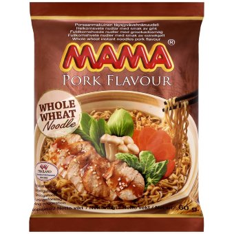 Лапша пшеничная Mama со вкусом свинины 60 гр