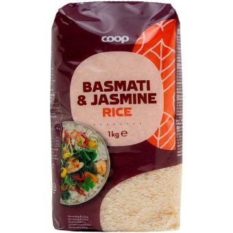 Смесь риса (басмати, жасмин) Coop 1 кг Смесь риса (басмати, жасмин) Coop 1 кг