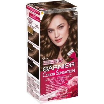 Крем-краска для волос Garnier Color Sensation 5.0 светло-русый сияющий 1 шт
