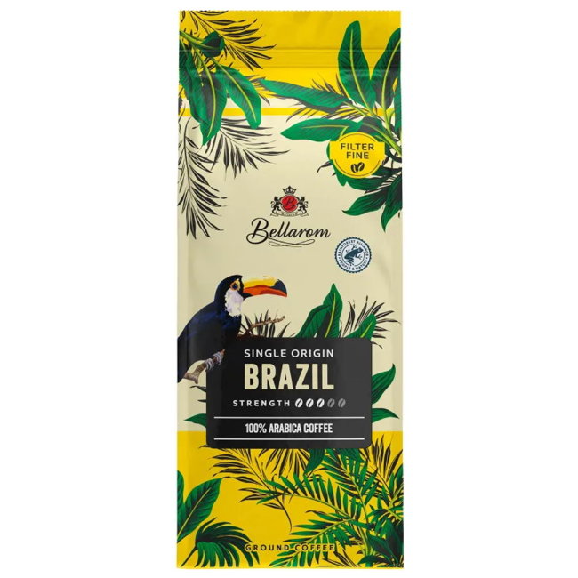 Кофе молотый Bellarom Brazil Single Origin 100% арабика 250 гр