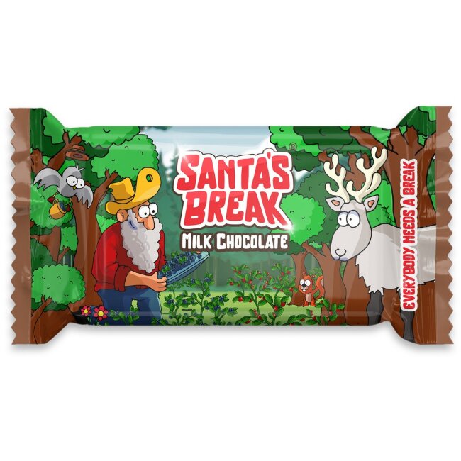 Молочный шоколад без лактозы Santa's Break 50 гр