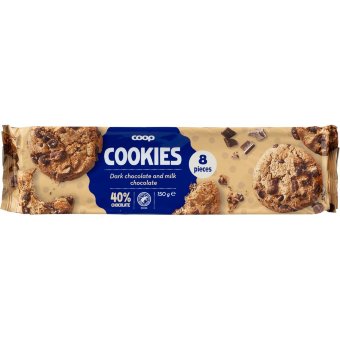 Печенье с двойным шоколадом Coop, 150 гр Печенье с двойным шоколадом Coop, 150 гр