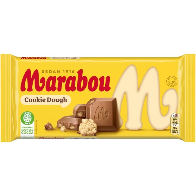 Шоколад Marabou Cookie Dough 185 гр