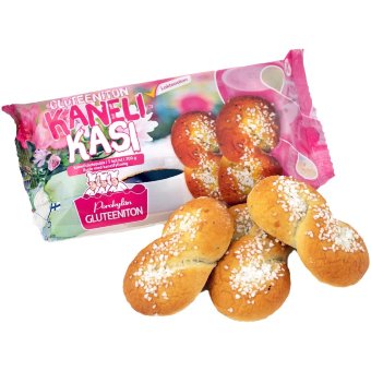 Булочки с корицей Porokylän KaneliKasi (уп 3 шт) 200 гр без глютена