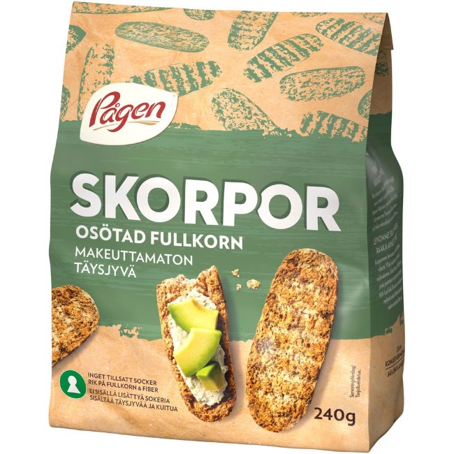 Цельнозерновые сухари Pågen 240 гр
