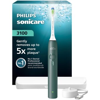 Электрическая зубная щетка Philips Sonicare 3100 HX4033/26 серая Электрическая зубная щетка Philips Sonicare 3100 HX4033/26 серая