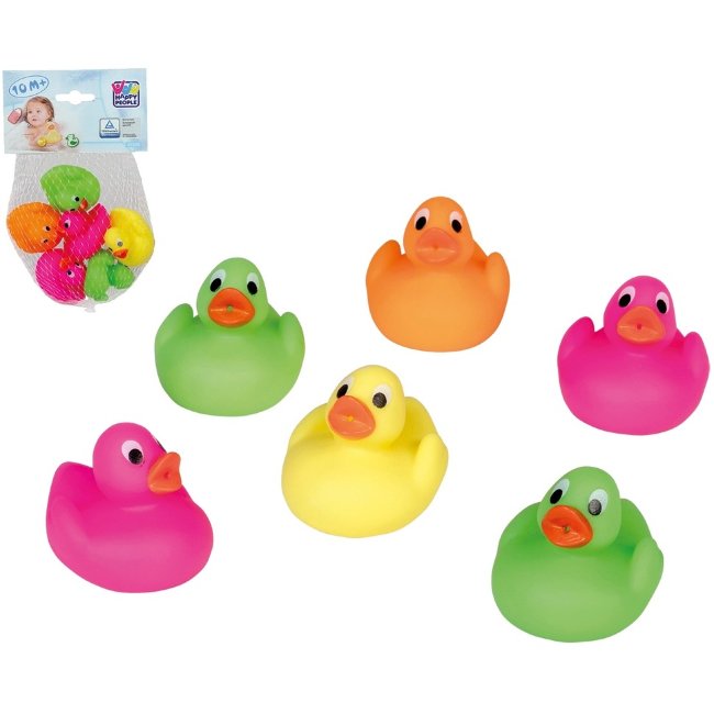 Игрушки для ванны Happy People утята 6 шт