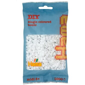 Бусы для глажки Hama 1000 шт белые