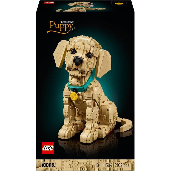 Конструктор LEGO® Icons 11384 щенок золотистого ретривера