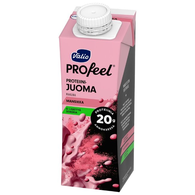 Протеиновый напиток клубничный Valio PROfeel 250 мл