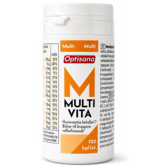 Мультивитамины OPTISANA MULTI MONIVITAMIINI 120 таб.