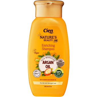 Шампунь ухаживающий "Ценное масло арганы и камелии" Cien NATURES Beauty 300 мл