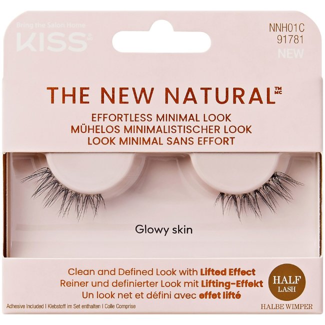 Накладные ресницы Kiss The New Natural Glowy skin 1 пара