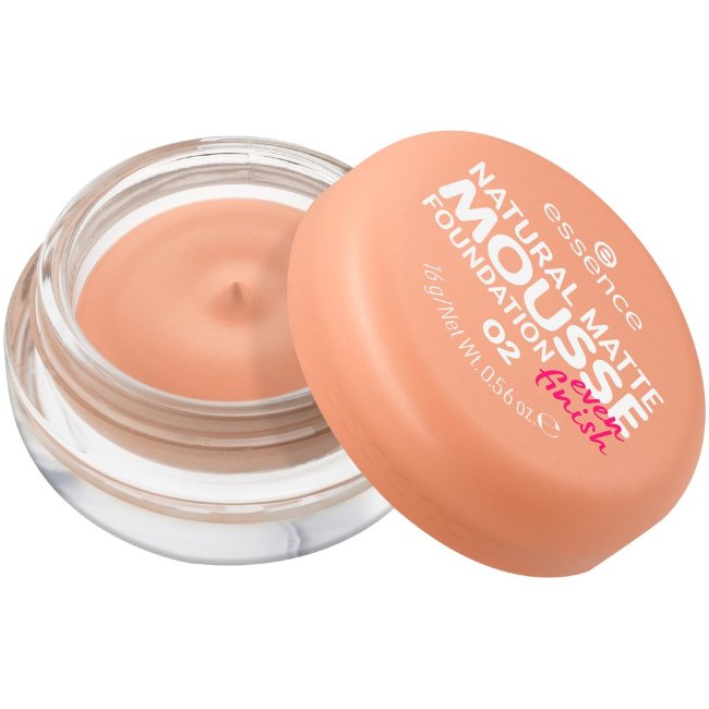 Матирующая муссовая основа для макияжа essence NATURAL MATTE MOUSSE FOUNDATION 02 16 гр