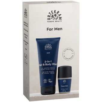 Подарочный набор URTEKRAM Men крем-дезодорант и гель для душа (уп 2 шт)