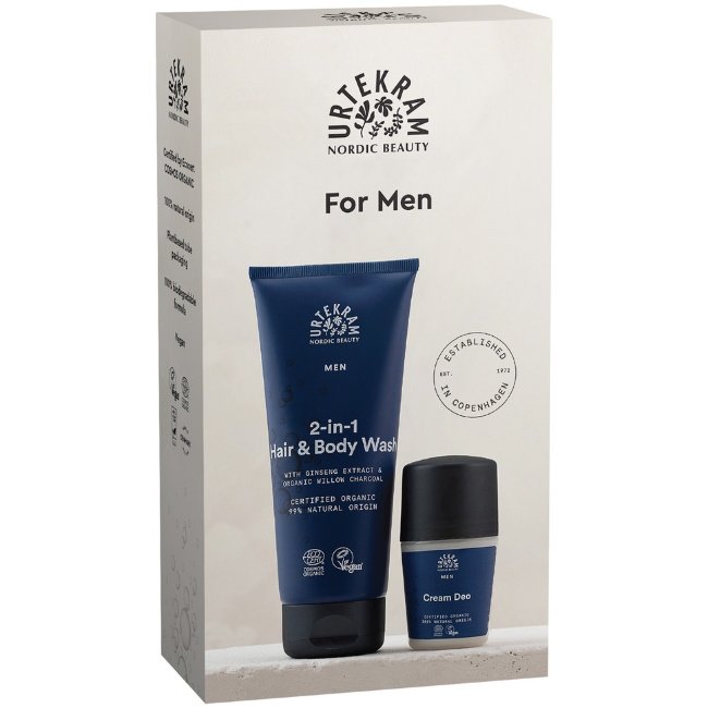 Подарочный набор URTEKRAM Men крем-дезодорант и гель для душа (уп 2 шт)