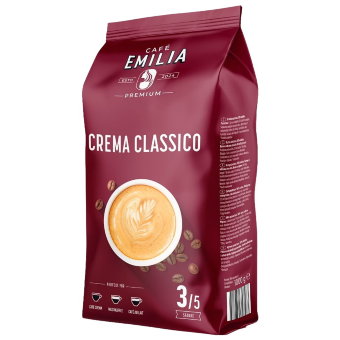 Кофе зерновой CREMA CLASSICO 1 кг Cafe Emilia Premium