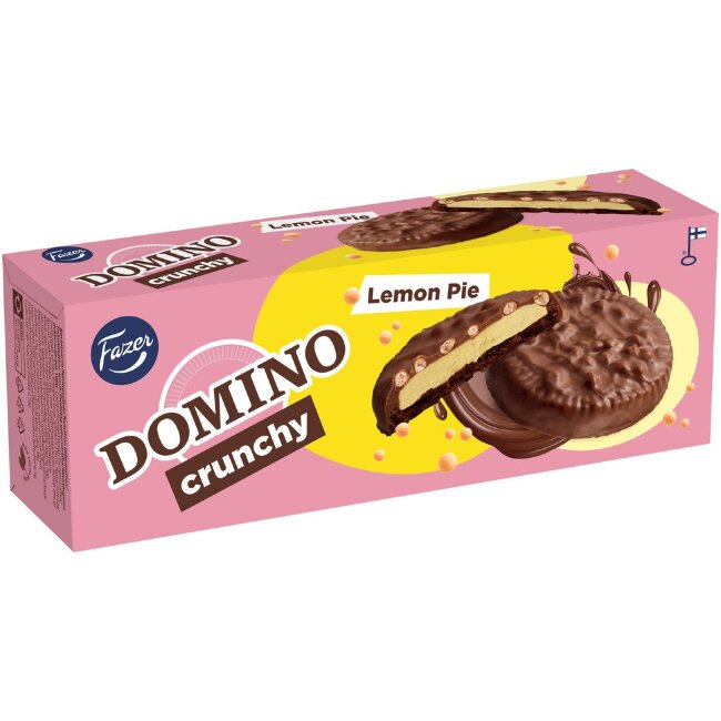 Хрустящее печенье Domino Crunchy Lemon Pie 150 гр