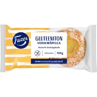 Безглютеновая сливочная булочка Fazer (уп 2 шт) 120 гр