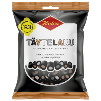 Конфеты с лакрицей Halva Täytelakusekoitus 350 гр