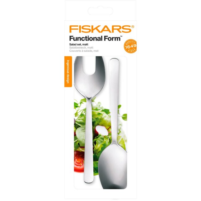 Салатные приборы Fiskars матовые 2 шт