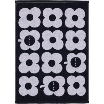 Ручное полотенце Finlayson Kukka 50x70 см черно-белое