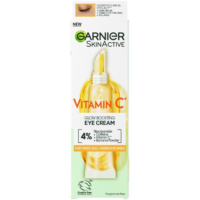 Крем для кожи вокруг глаз Garnier SkinActive Vitamin C* для тусклой кожи 15 мл