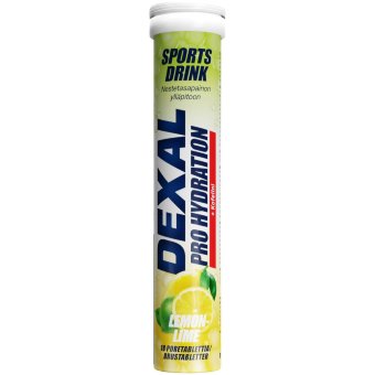 Растворяющиеся таблетки Dexal Pro Hydration лимон-лайм 81 г