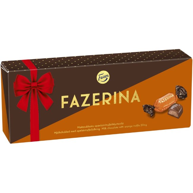 Шоколадные конфеты Fazer Fazerina с апельсиновым трюфелем 295 гр